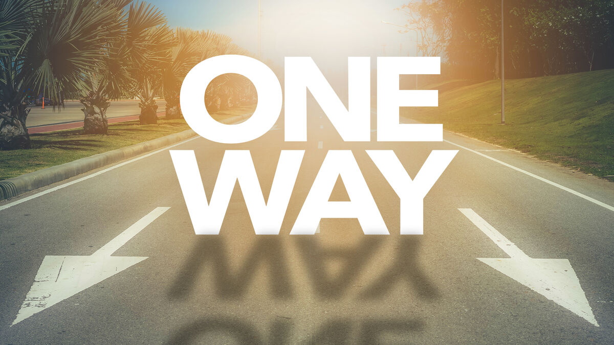 One Way image number null